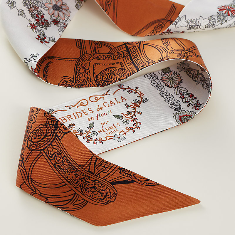 新作新品 エルメス ツイリー BRIDES de GALA en fleurs Brides de Gala en Fleurs Twilly | Hermès Mainland China